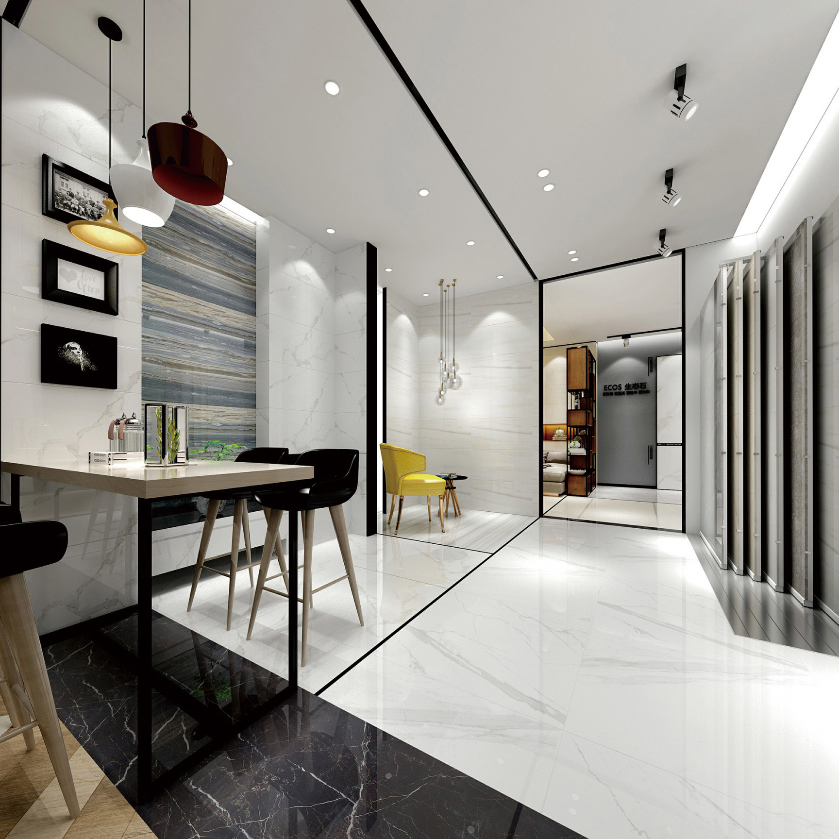 На пол Marble Porcelain Breccia marengo POL 120x60 5696 - фото 5