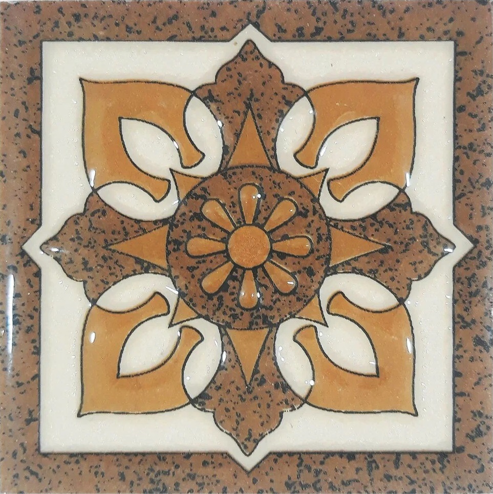 ВК 03 Декоративная вставка Керамические вставки Бавария 6х6