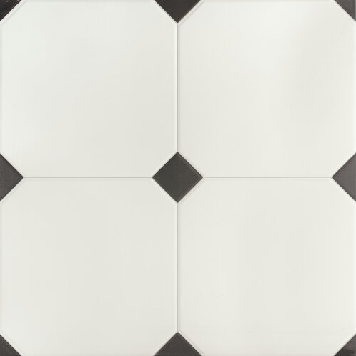 На пол Betera Black-White Satin 33.3x33.3
