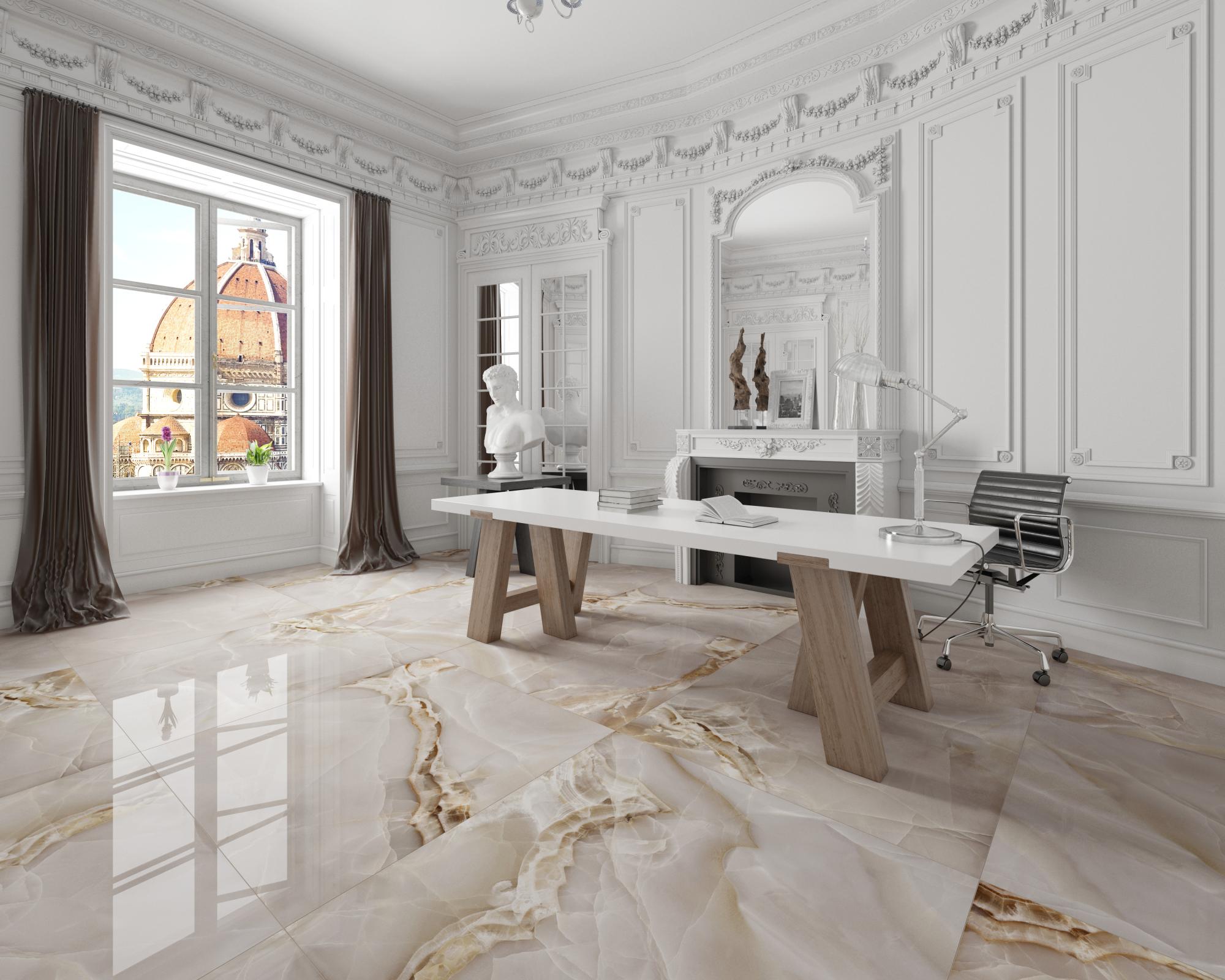 188311 На пол Selene Light Satin 90x90 - фото 23