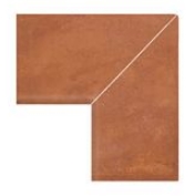 Бордюр Terrace Antislips Natural Series Внутренний угол 90 Cotto Flat Handle 25x25