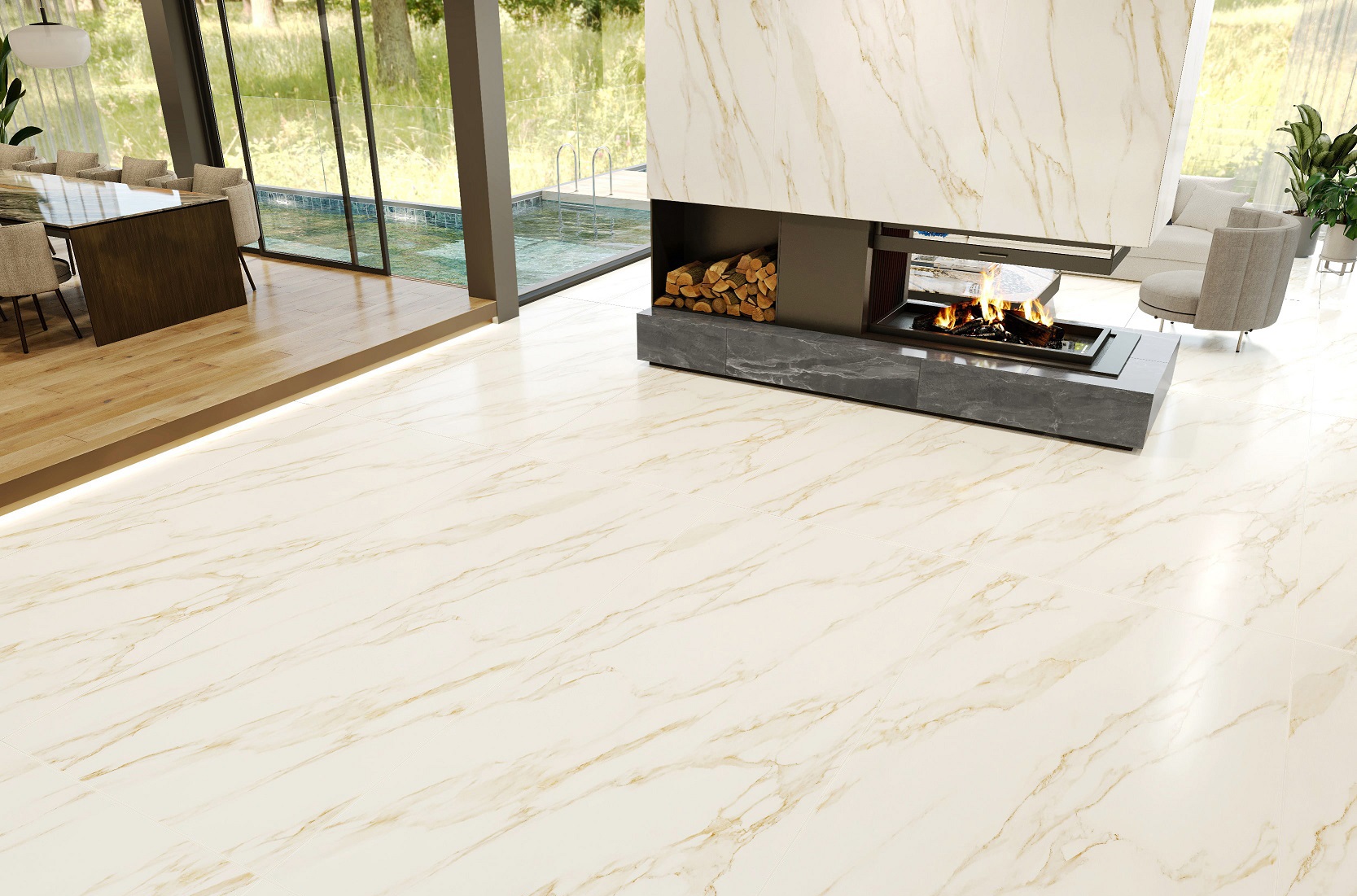 NTT3605P На пол Atlas Home Marble White 120x280 - фото 52