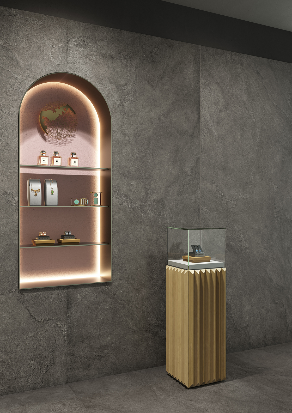 LS6P510 На пол Pulse Shell Nat 6 mm 120x278 - фото 16