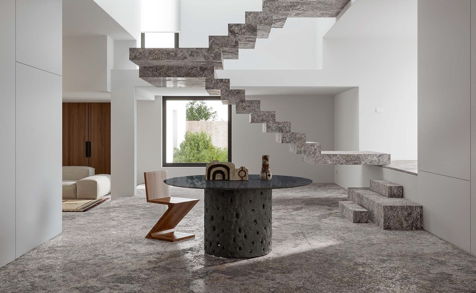 UG6J300717 На пол Ultra Graniti Silver Wave Jewel R10 6mm 300x150 - фото 9