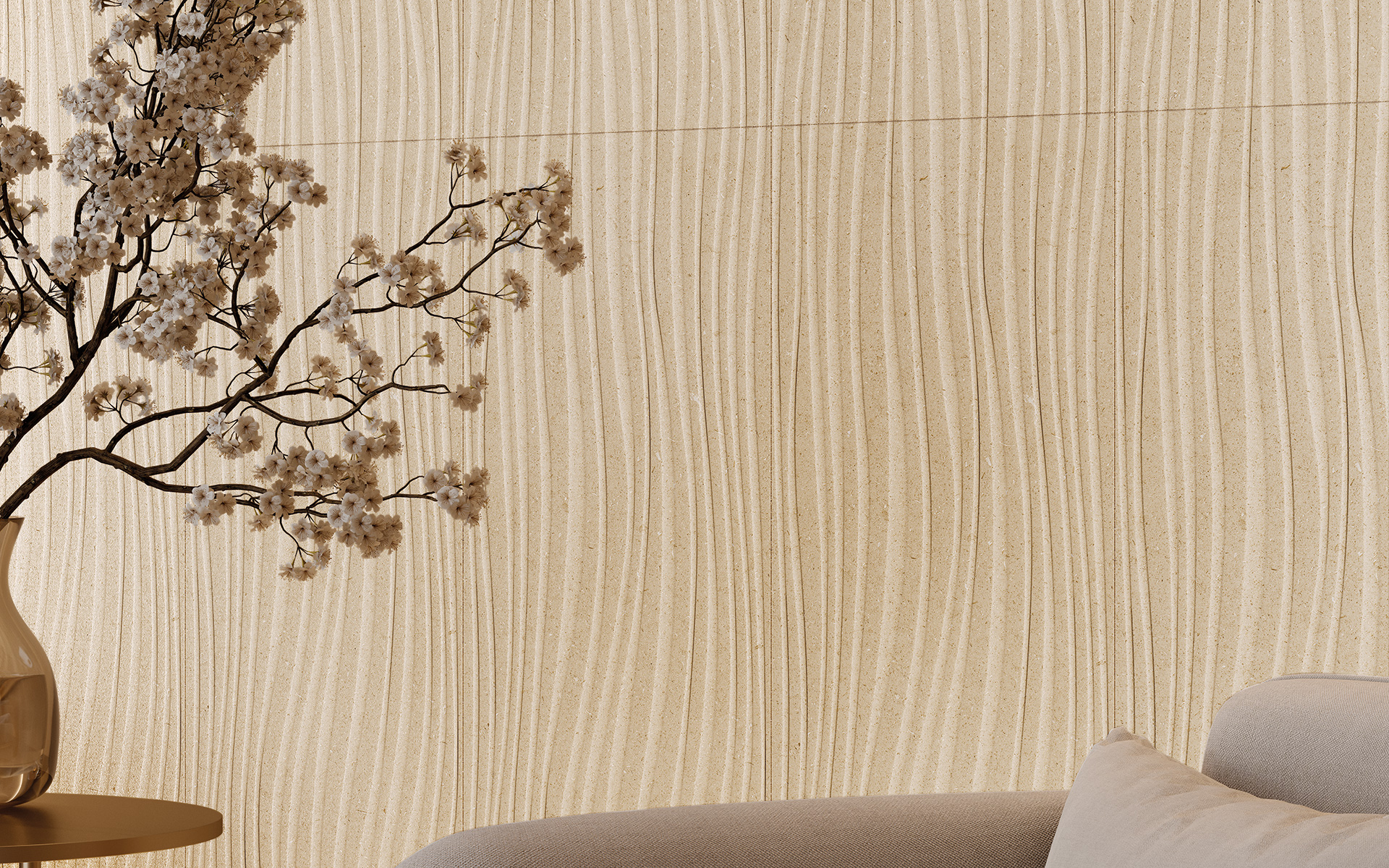 8929984 На пол Victorian Stone Moon Cream Structured 120x60 - фото 7