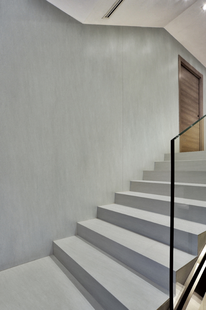 На пол Obsidian Grey Matt Спеченный камень 1600x3200x6 - фото 3