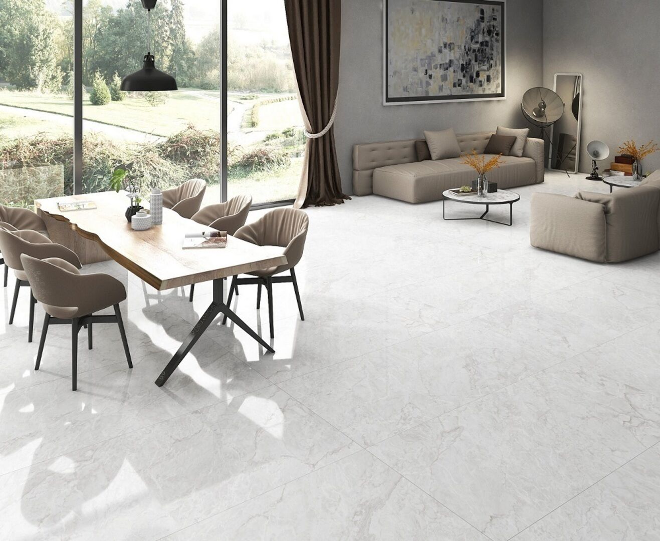 N20488 На пол Grand Classic Tokyo Grey Polished 80x160 - фото 7