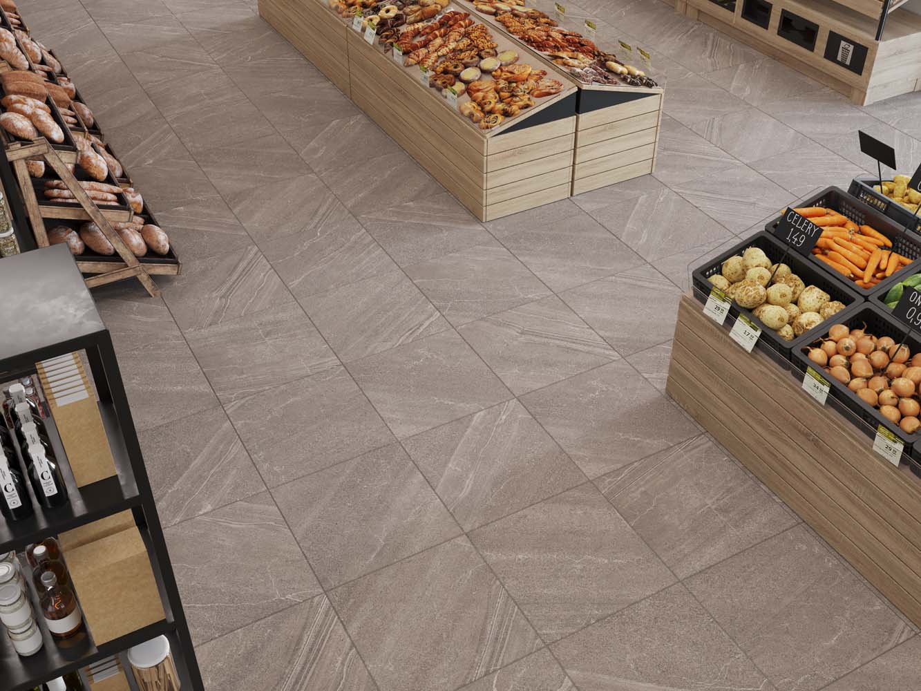 Steptrade/GB04_NS/30x120x10 Ступень Gabbro GB04 Brown неполированная с насечками 30x120 - фото 5
