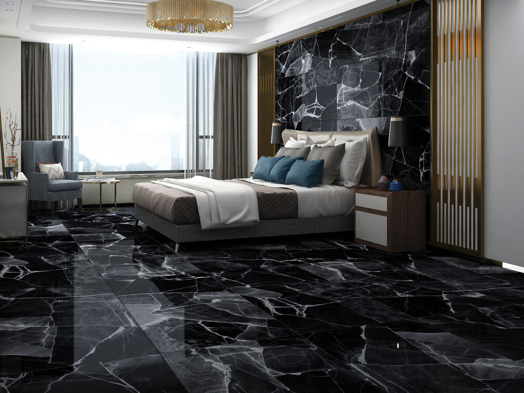 Напольный High Gloss Amazonite 60x120 - фото 6