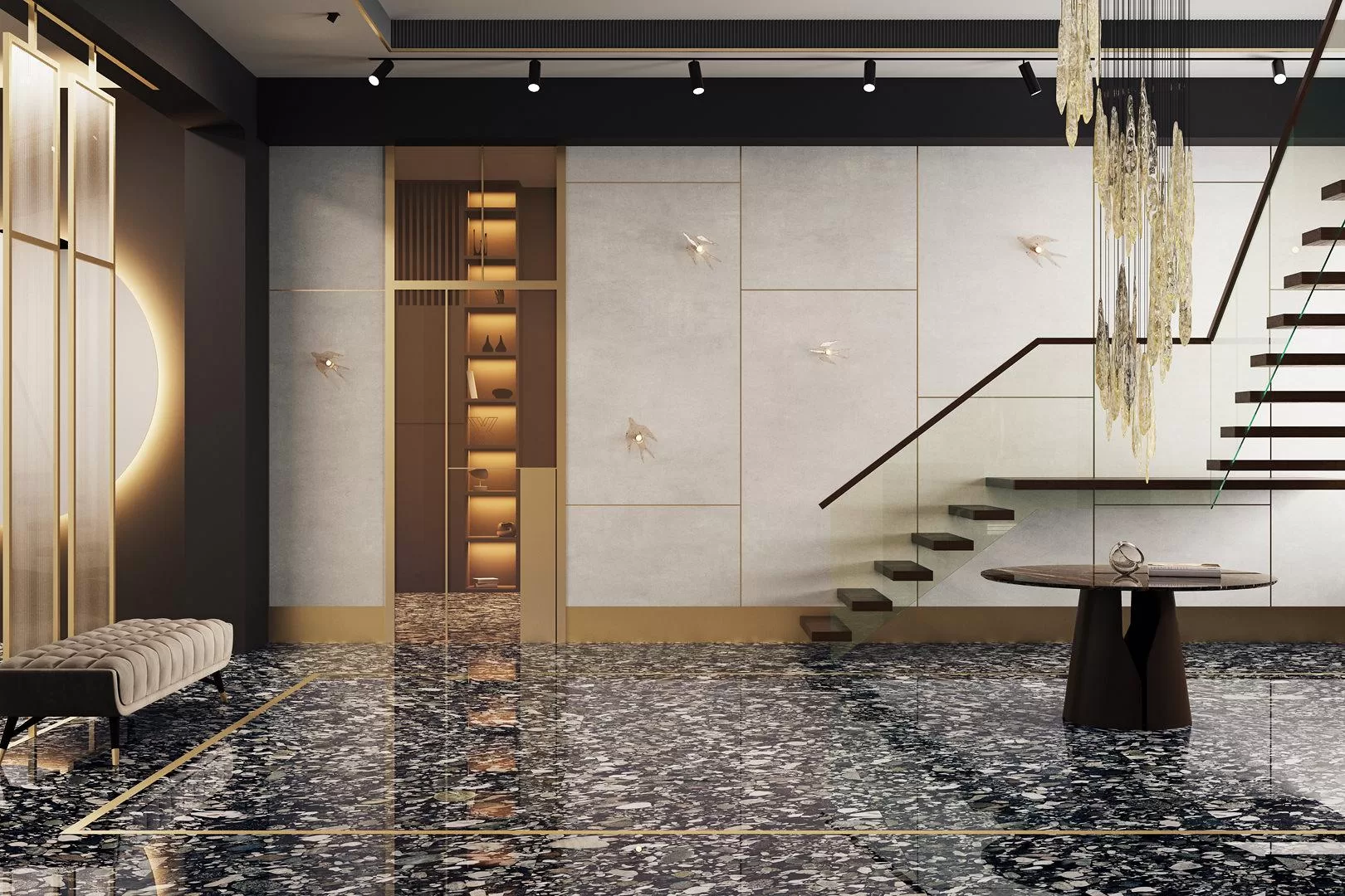 SG014120R На пол City/Сити Белый обрезной 119.5x119.5x0.9 - фото 15