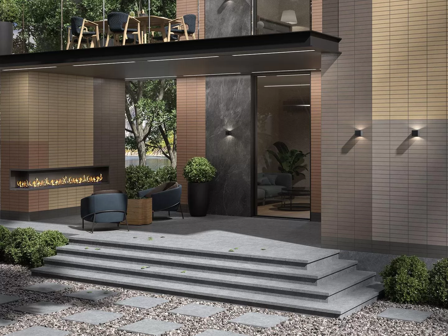 26301 На стену Амстердам Бежевый темный матовый - фото 12