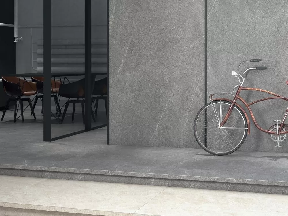 DL500500R/GCS Ступень Роверелла Угловая клееная левая серая - фото 2