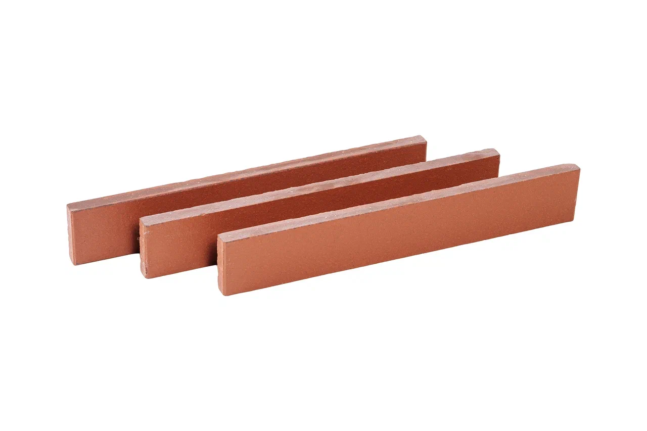 На стену Фасадная Ригельная плитка Вишня 320x44x14