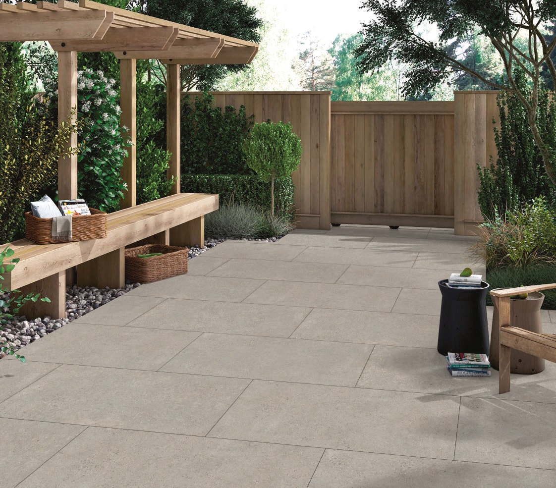 На пол Outdoor Core Graphite 60x60 - фото 10