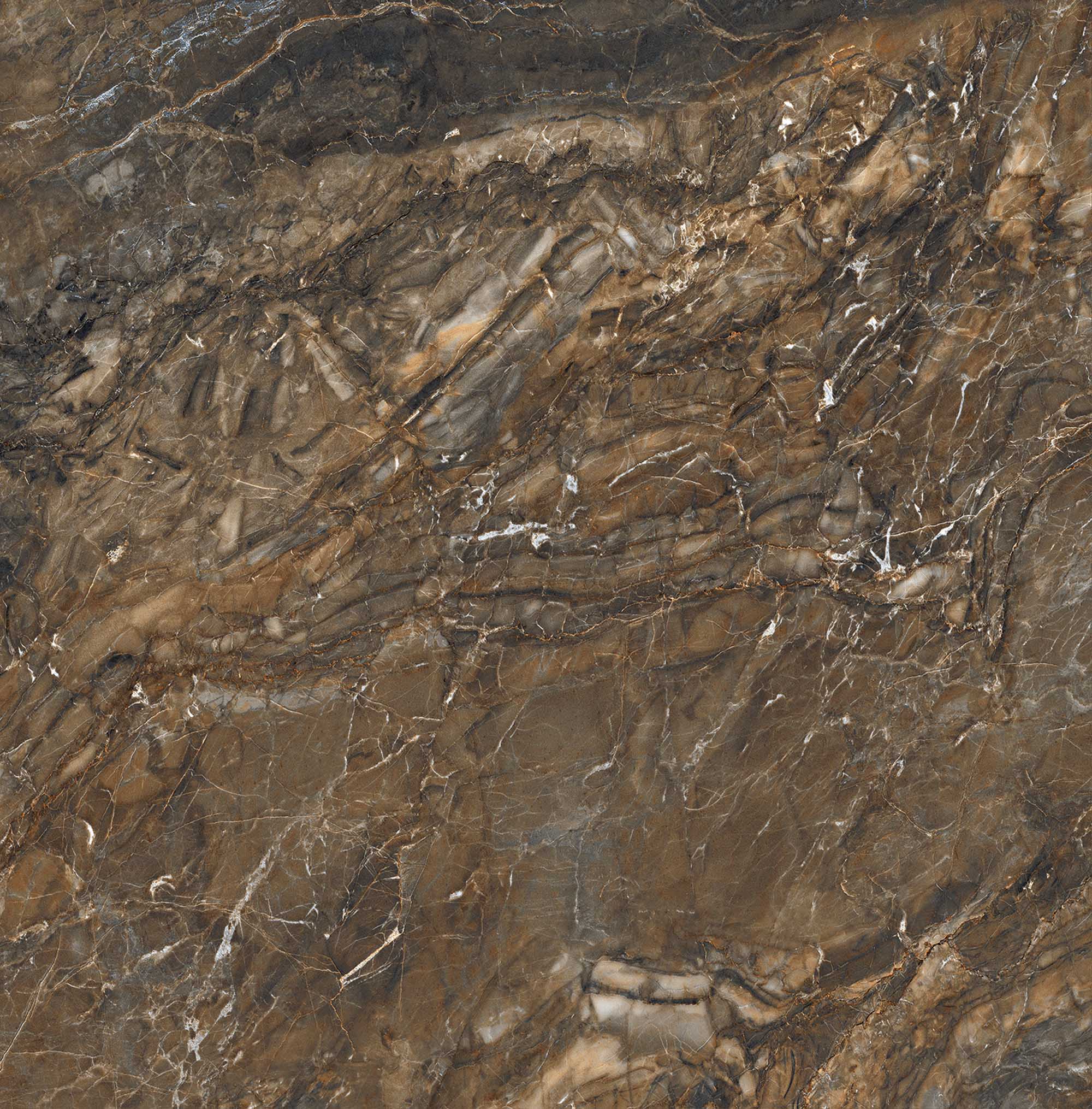 На пол Bernini BR04 Dark Brown Неполированный Рект. 80х80х10 - фото 11