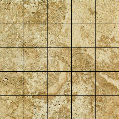 На пол Instone Mosaico Golden 5x5 burattato