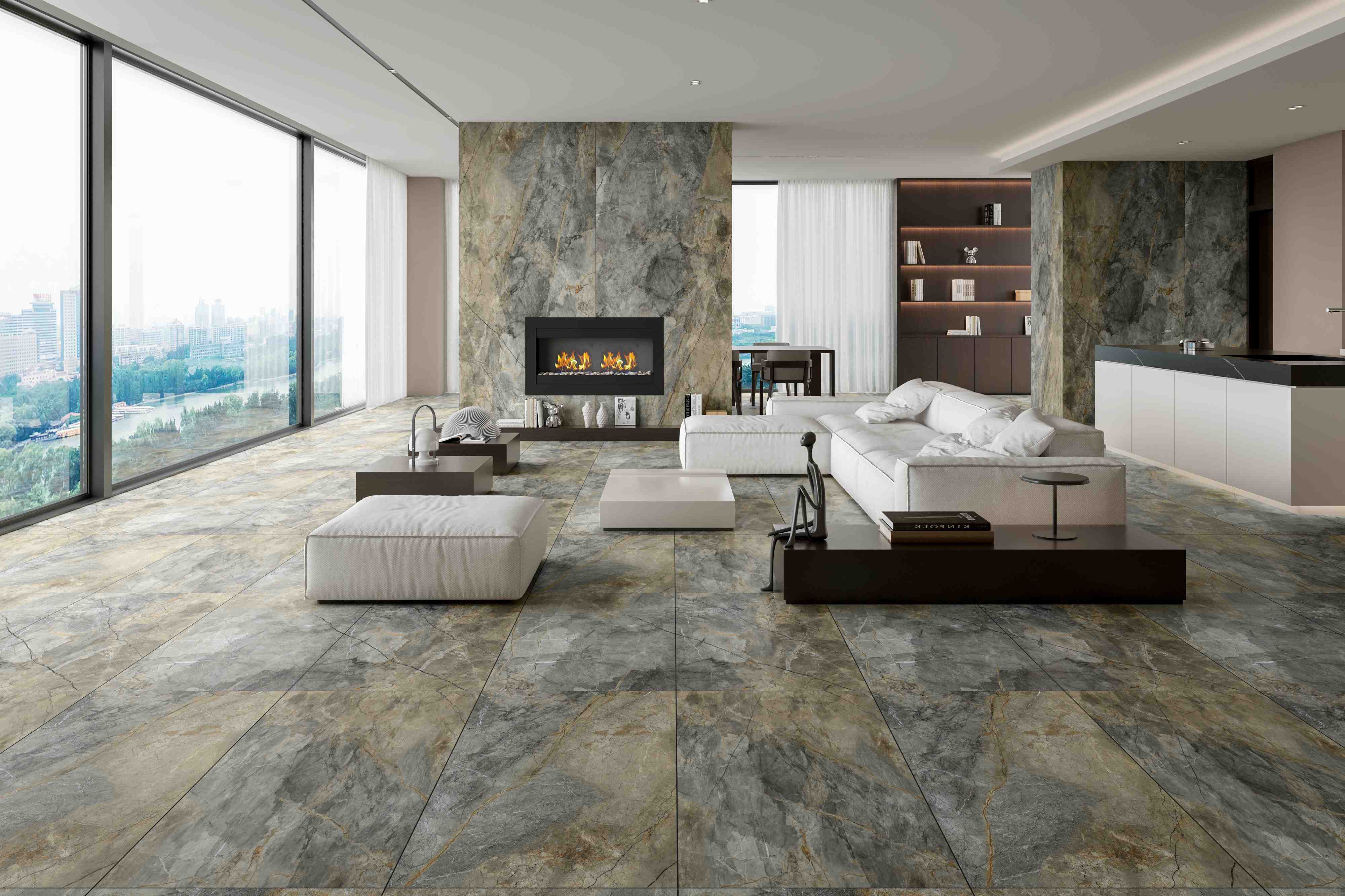 ENSTN7008MT120280  На пол Stone Emperador Dark Matt 1200x2800x6 - фото 33