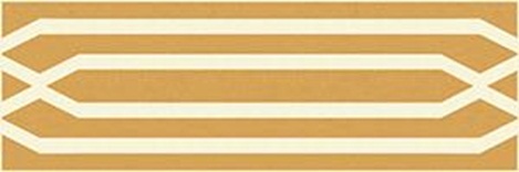 Бордюр Метлахская плитка 155E037F103 ENC37 White (Dark yellow) 5x15