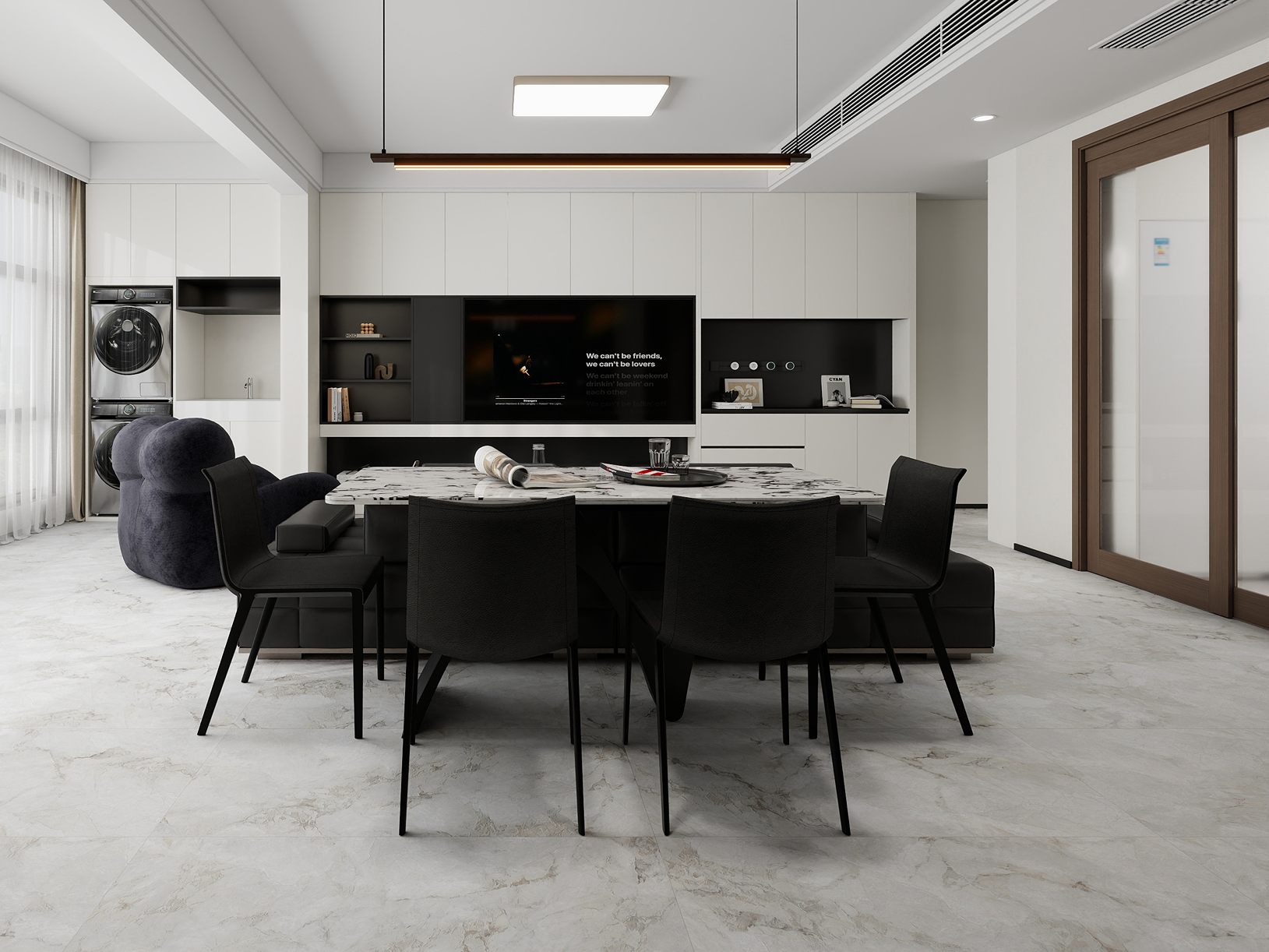 NTT9351SG На пол Riverstone Sandstone White Satin Glazed 60x120 - фото 22