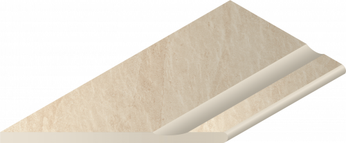 620090000398 Ступень Materia X2 Магнезио Бортик 30x60 с Выемкой Закругленный Левый Натуральный