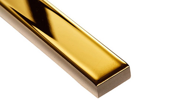 БК 3 Бордюр Керамические бордюры Золото 2х40 - фото 2