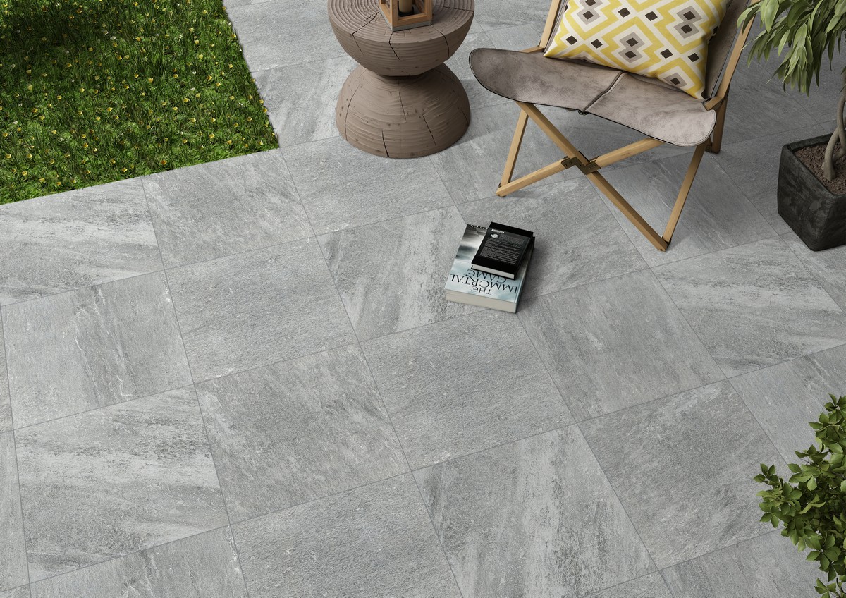 ENSTN5001SR116060 На пол Outdoor Quartzite Grey Structured R11 600x600x20 - фото 10