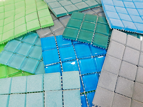 МС 4435 На пол Сокровища России Гранат моно красный матовый 23х23 300x300 - фото 2