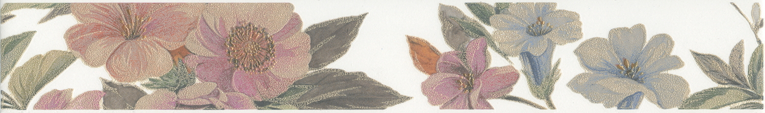 VT/A164/6397 Бордюр Ломбардиа Cen. Цветы 40