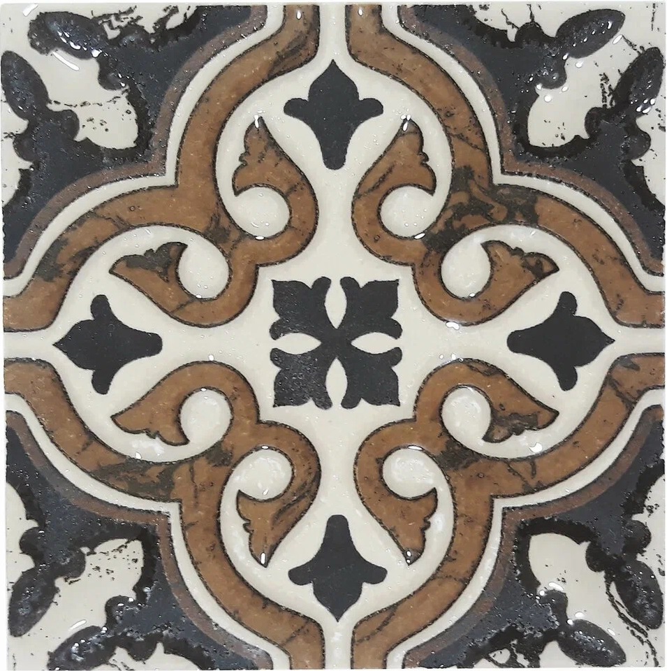 ВК 17 Декоративная вставка Керамические вставки Марокко 6х6