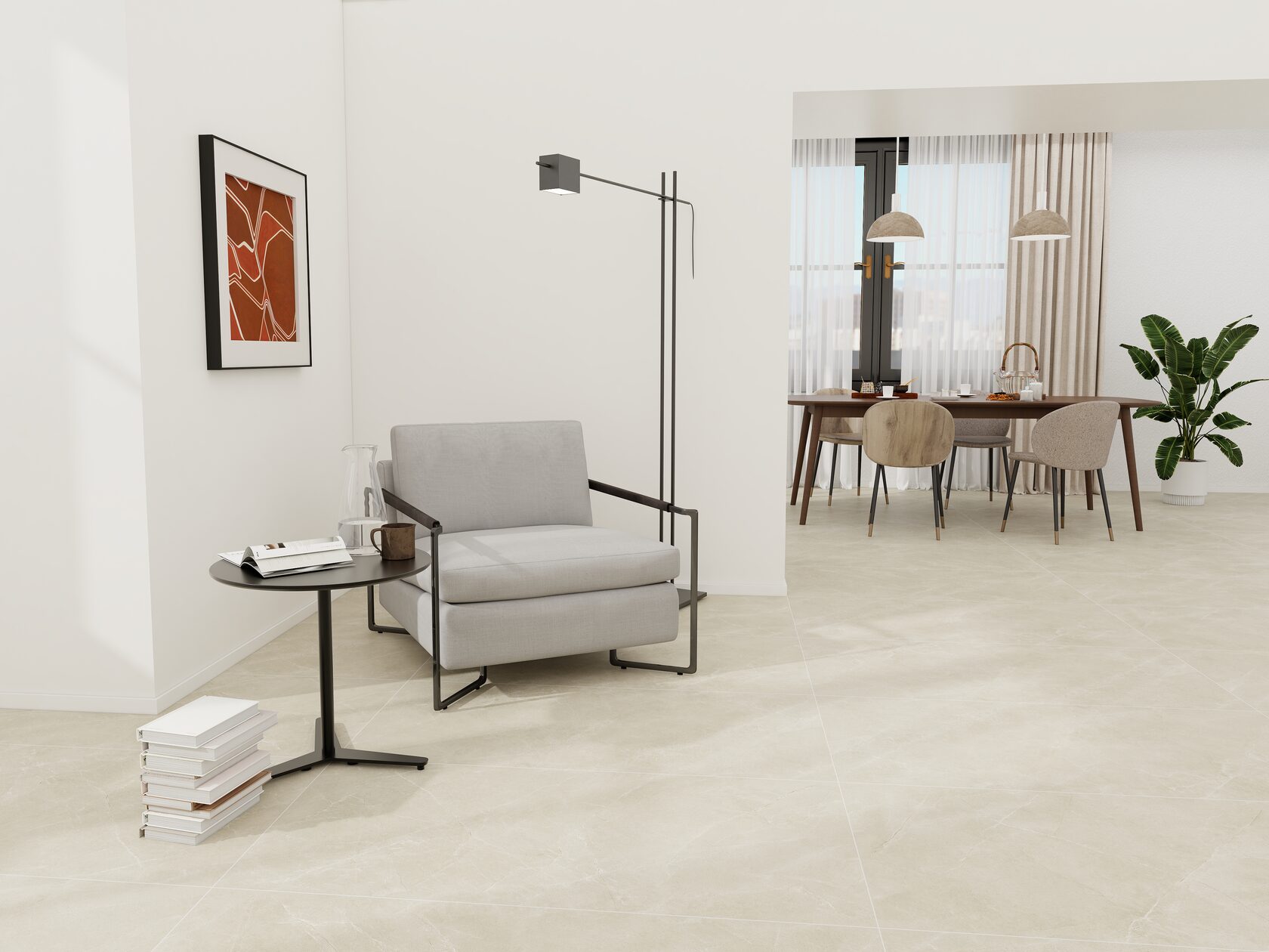 ZA-D6313 На пол Сиенна Матовый 600x600x9 - фото 7