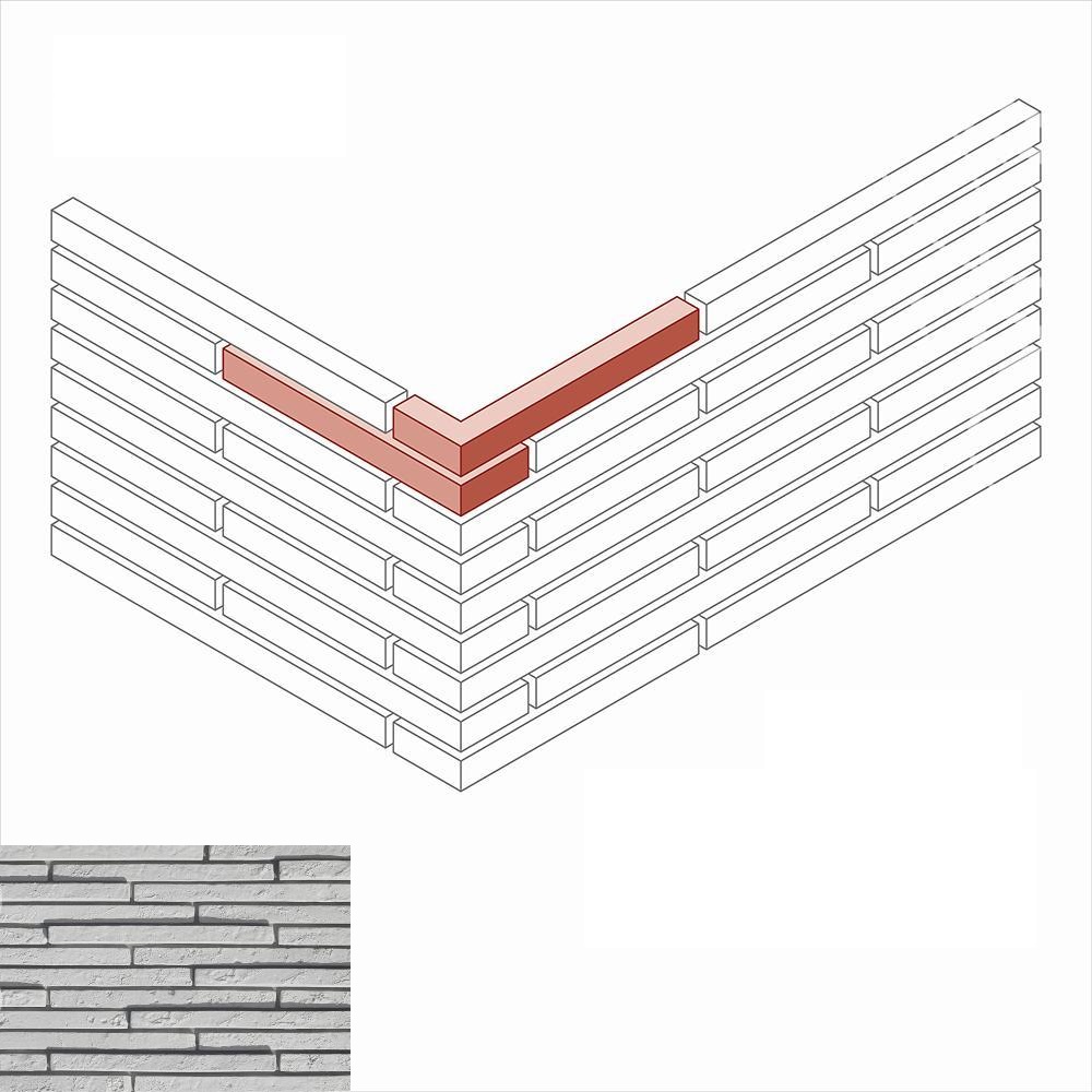 695-08 На стену Бран Брик 695-08 3D угол
