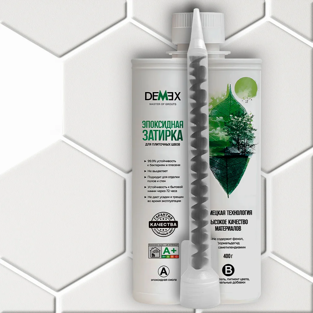  Глянцевая двухкомпонентная эпоксидная затирка 102 Светлый бежевый - фото 2