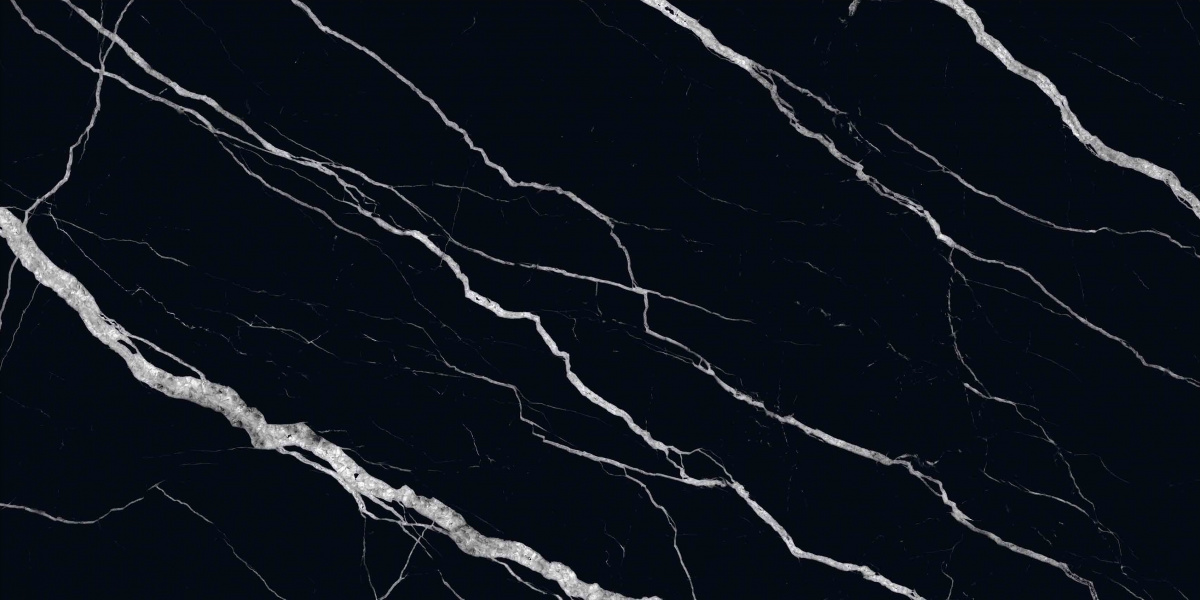 На пол Marble Black High Glossy 60x120 - фото 3