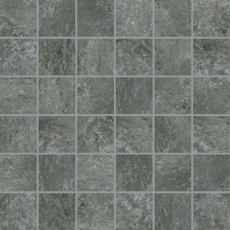 748393 Декор Pietre/3 Limestone Coal Mosaico 5x5 30x30