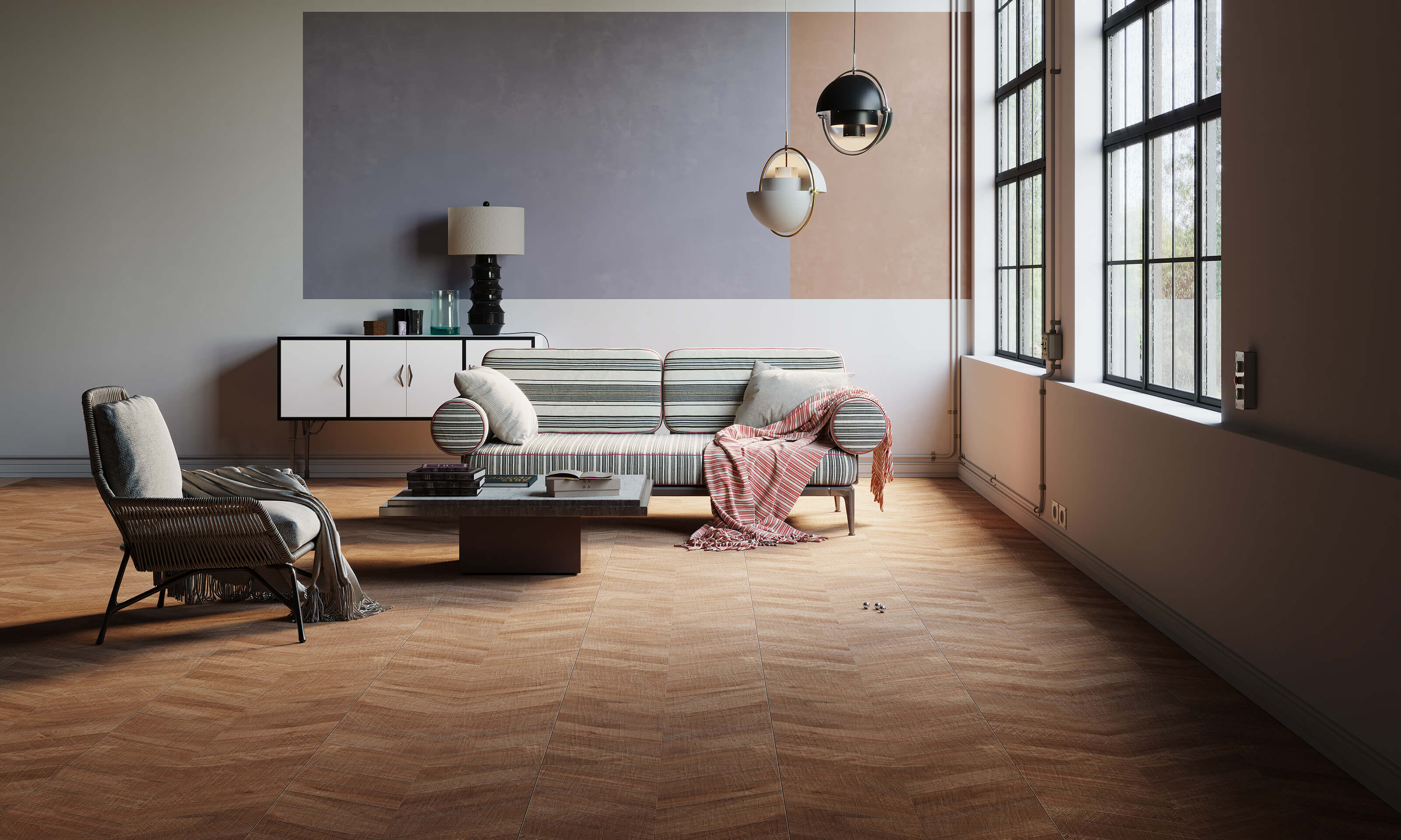 На пол Artwood Chevron Maple R11 120x60 - фото 34