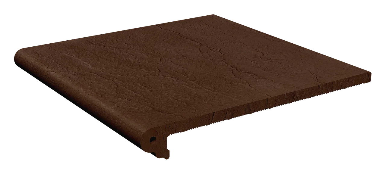 Ступень Natural Фронтальная Флорентийская Шоколад накат Скала 320x330x14