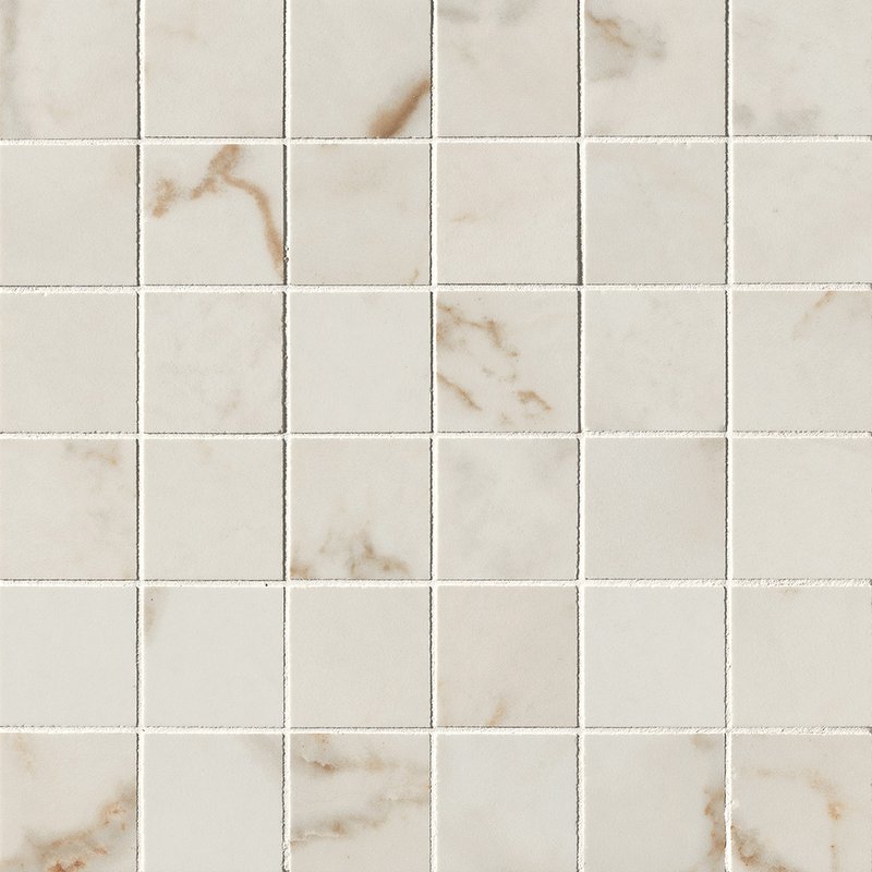 fQJ5 Напольная Roma Gold Pb Calacatta Delicato Gres Macromosaico 30x30