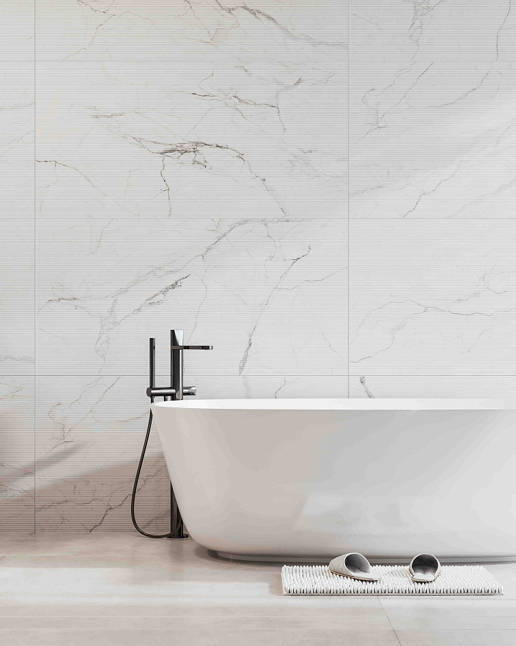 BHM-5017 На стену Cararra Classic soft glaze 600x1200x10 - фото 6