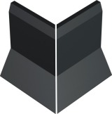 Плинтус Метлахская плитка 100TE0NOI Angle EXT PAR BLACK NOI 10x10