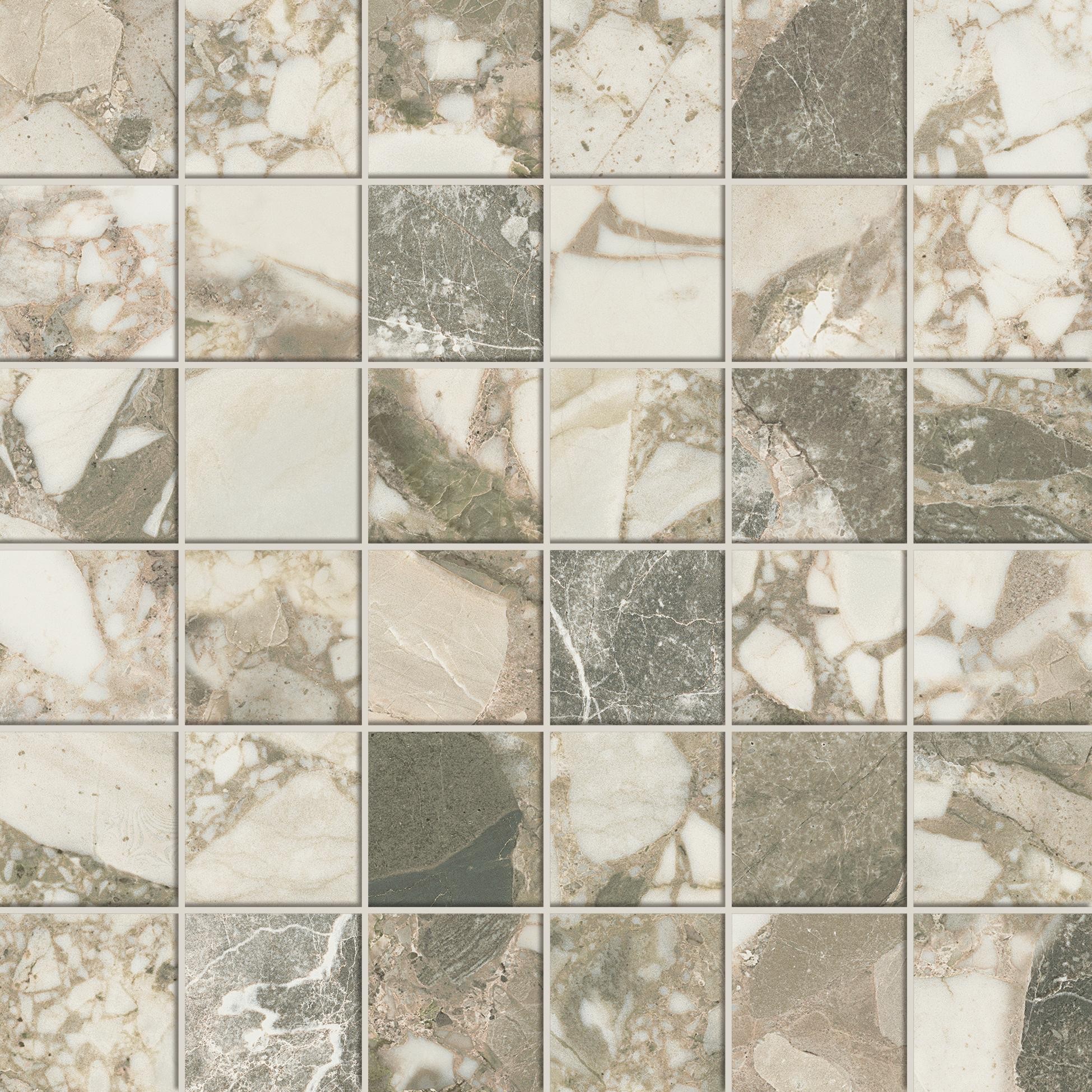 610110001074 Напольная Forte dei Marmi Ceppo Apuano Cream Mosaic