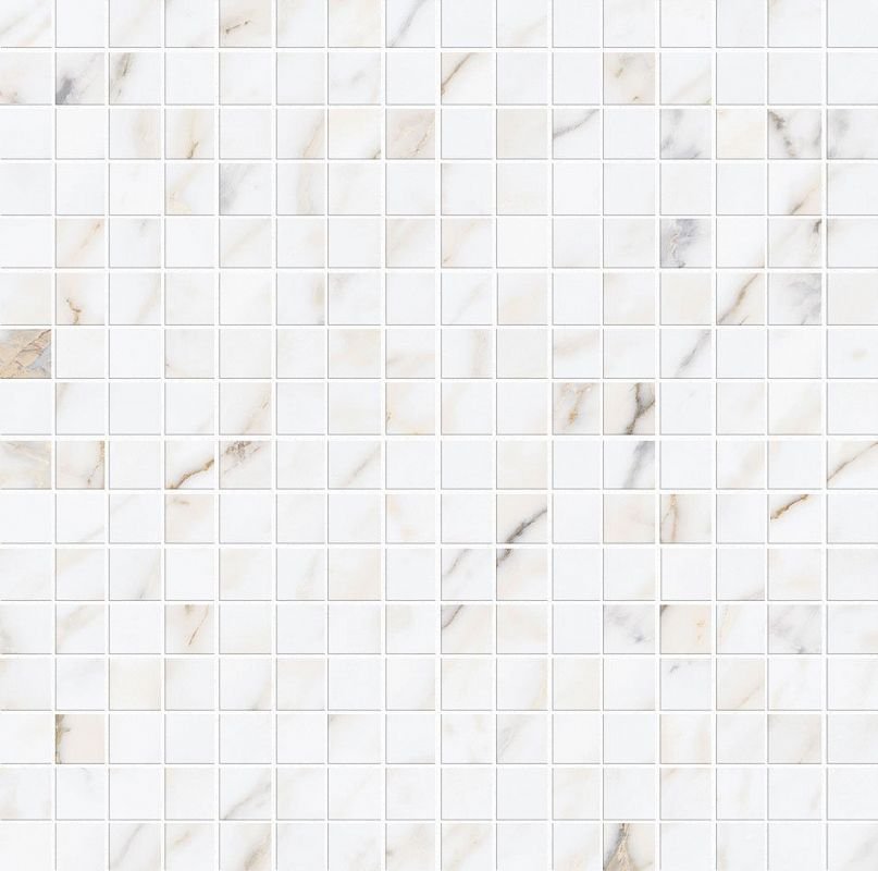 M8GV На стену Allmarble Golden White Satin Mosaico