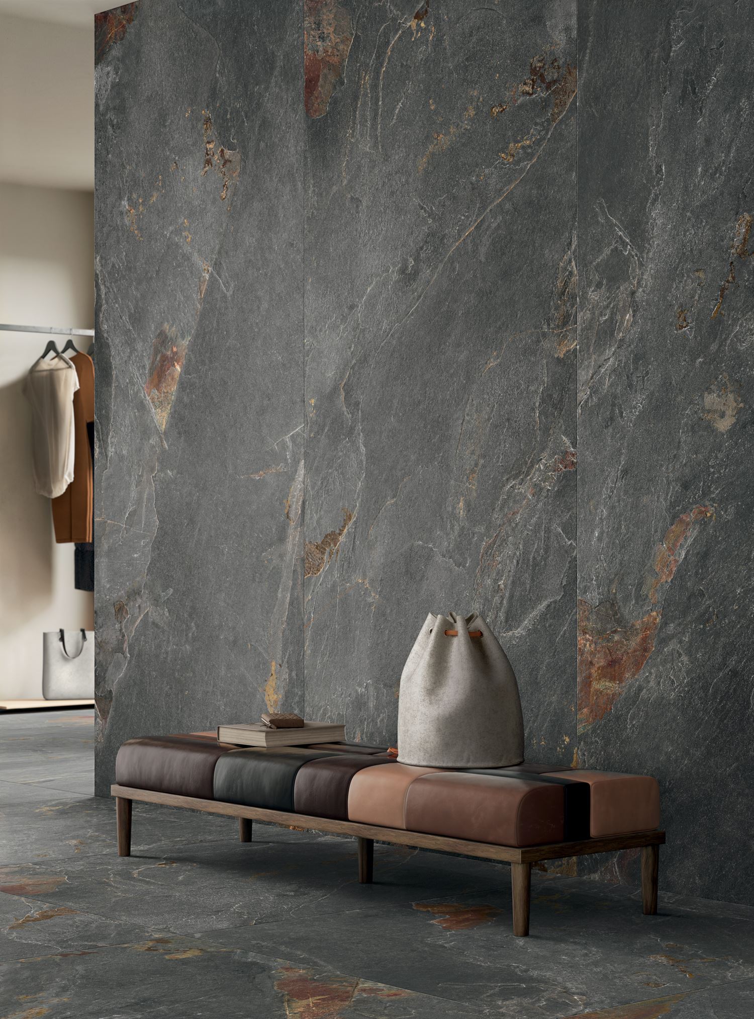 PZ6ST40 На пол Stone Trace Hollow Nat 6 mm 120x278 - фото 21