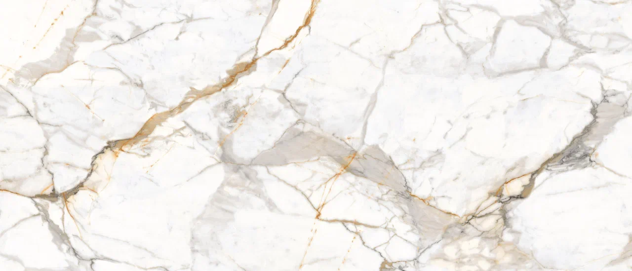 ENMAR7003FL120280 На пол Marble Calacatta Oro Full Lappato 1200x2800x6 - фото 3