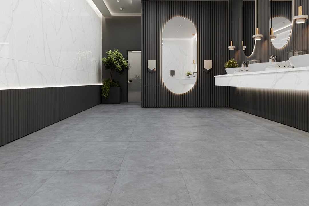 NTT996000M На пол Cemento Zett Bianco Mat 60x60 - фото 22