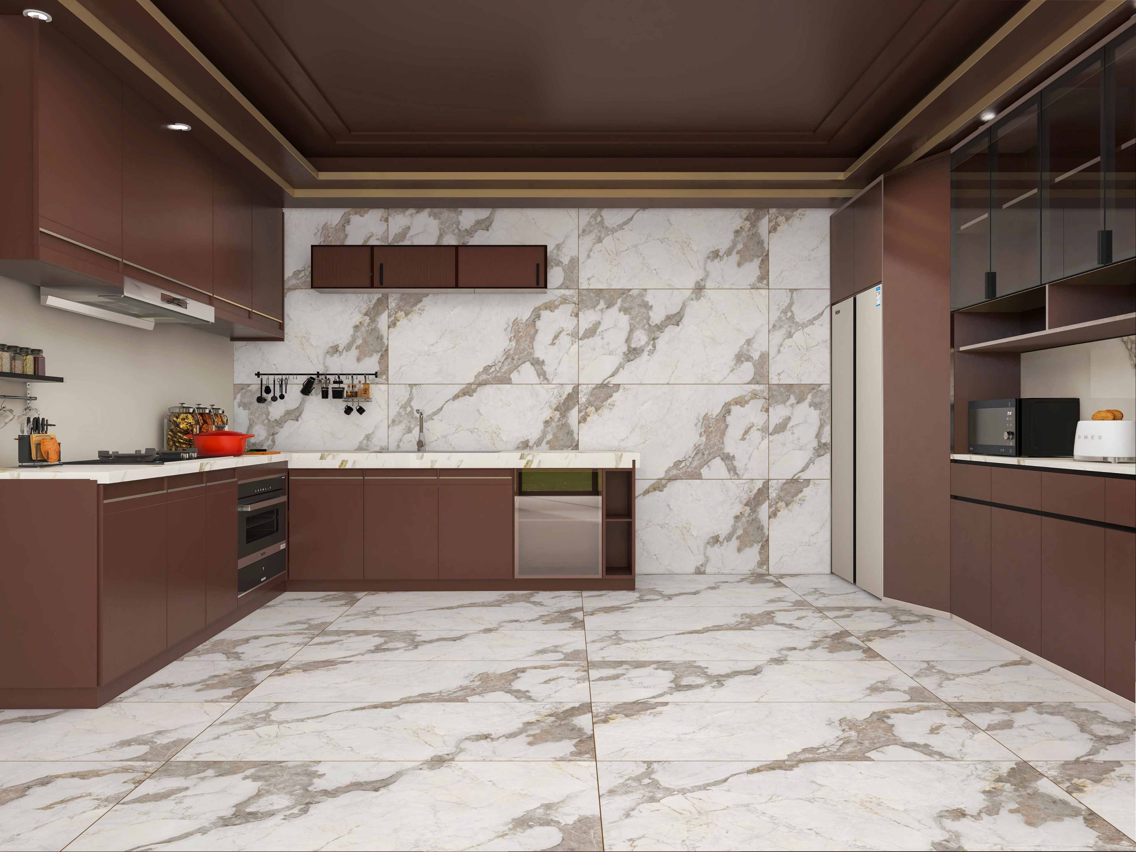 На пол Colonia CRV Brown 2P Carving 60x120 - фото 6