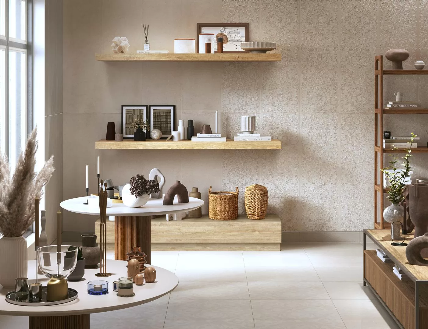 SG647420R На пол Монсеррат Бежевый Светлый Натуральный Обрезной 60x60 9мм - фото 21