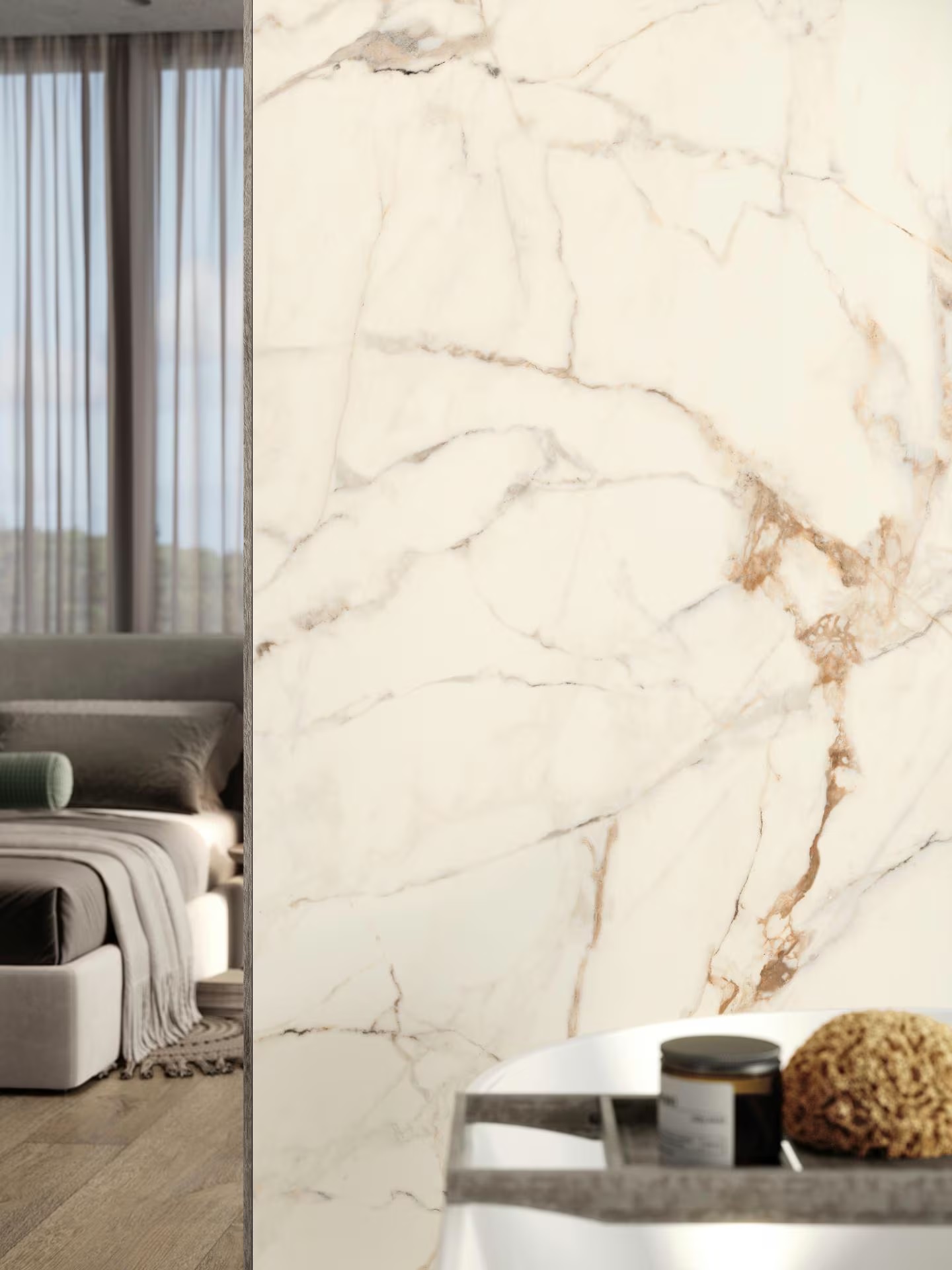 100354919 Декор Glem White Deco 59.6x150 - фото 9