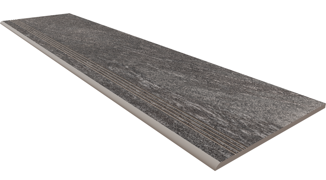 Ступень Tramontana TN02 Anthracite Неполированная с насечками 120x30