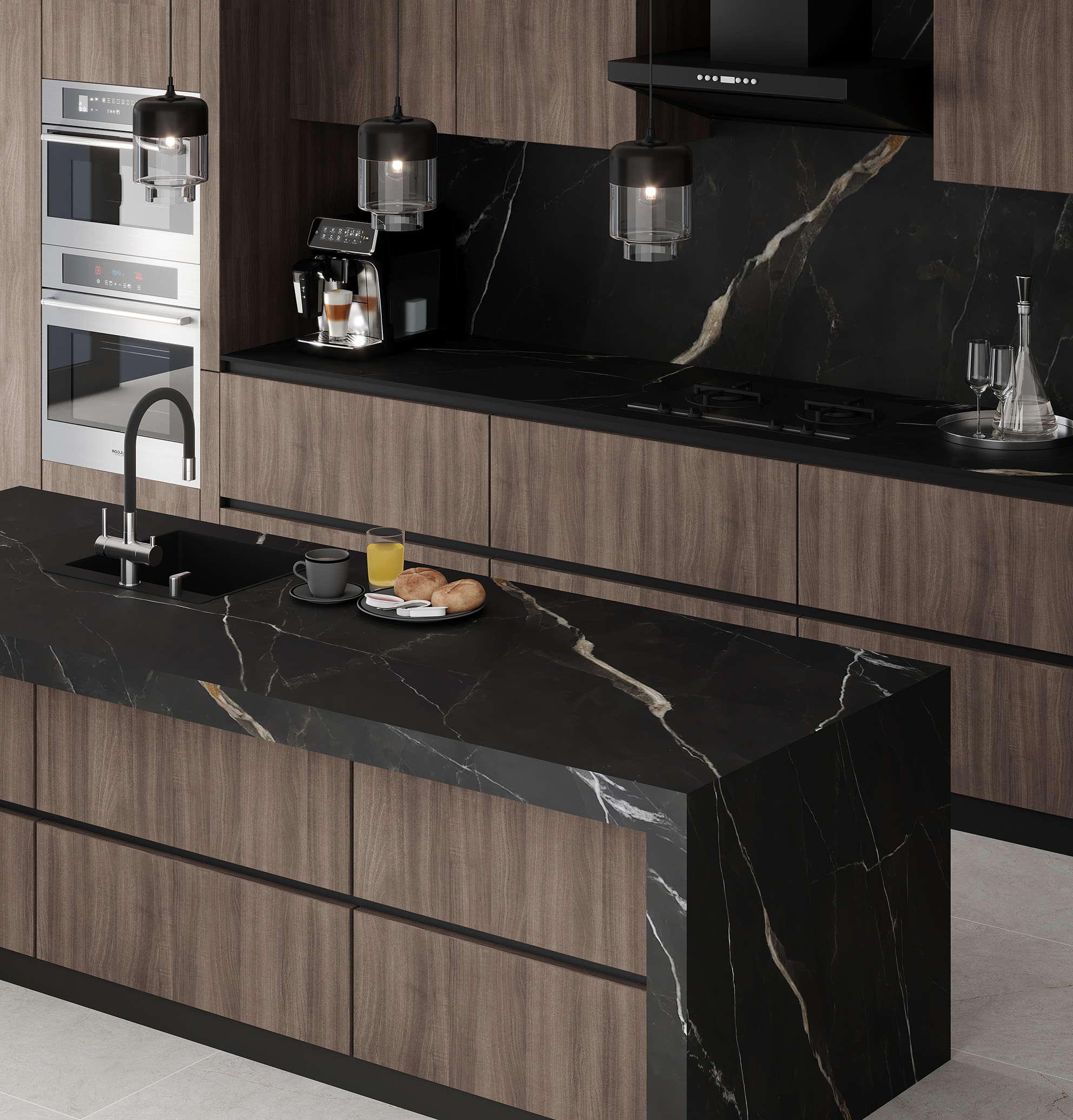 На пол Matt Onega Grey Xylotech 2780х1200х6 - фото 24