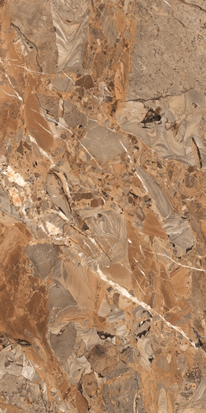 Напольный High Glossy Breccia Fantastico Brown High Glossy 80x160 - фото 3